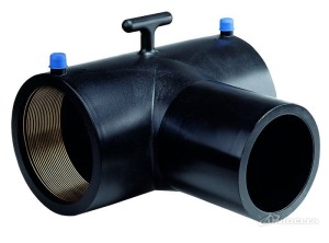 Trójnik elektrooporowy PE100 SDR11 DN 32/32/90 mm GAZ/WODA