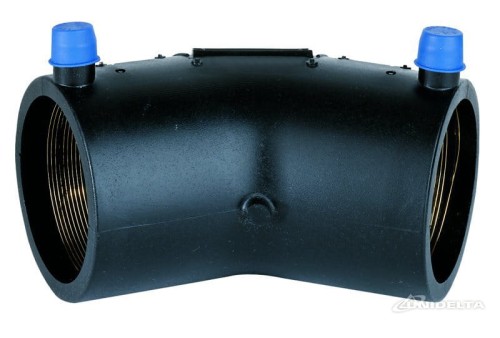 Kolano elektrooporowe PE100 SDR11 DN 125/45 mm GAZ/WODA