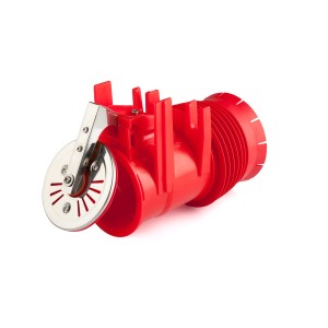 Uniwersalna zasuwa burzowa do studni betonowych Ø110 Karmat