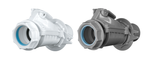 Zasuwa burzowa Ø 50 wersja B Karmat dwa kolory