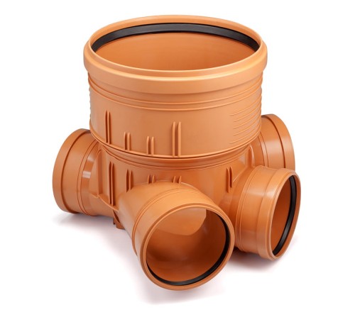 Kineta zbiorcza bosy koniec Ø 400/160  do rury gładkiej Karmat