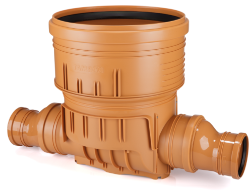 Kineta przelotowa Ø 400/125  do rury gładkiej Karmat