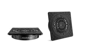 Pokrywa kwadratowa do teleskopu krata deszczowa ø 315 A15 3T Karmat