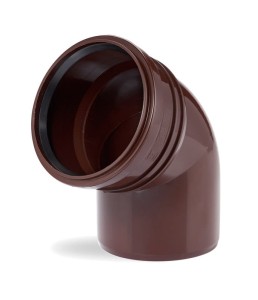 Kolano rynnowe Ø 110/67° brąz Karmat