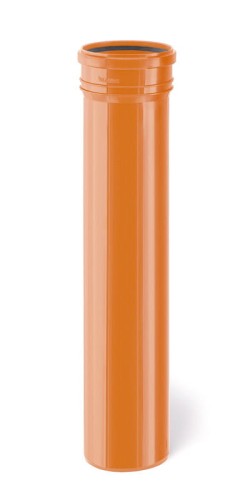 Króciec rynnowy Ø110 x 500 oranż Karmat