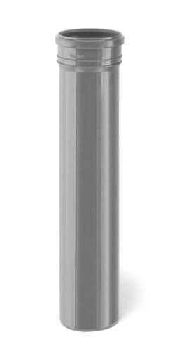 Króciec rynnowy Ø110 x 500 popiel Karmat