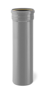 Króciec rynnowy Ø160 x 500 popiel Karmat