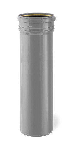 Króciec rynnowy Ø160 x 500 popiel Karmat