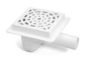 Kratka ściekowa Ø50 - biała Karmat