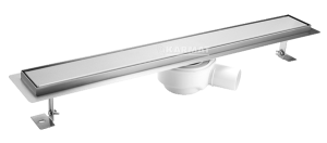 Rynienka odpływowa 800 mm kołnierz, nóżki, syfon komplet KARMAT