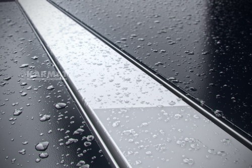 Ruszt odpływu liniowego GLASS WHITE 800 mm KARMAT