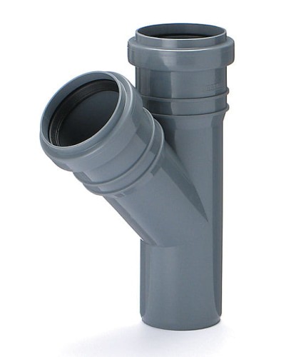 Trójnik szary PP ø 50/50/45° Karmat