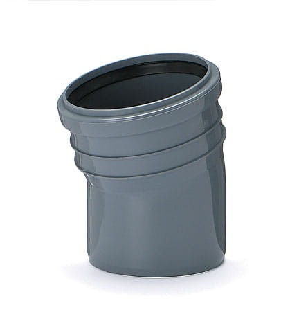 Kolano szare PP ø 110 / 15° Karmat