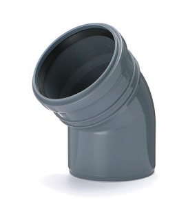 Kolano szare PP ø 110 / 45° Karmat