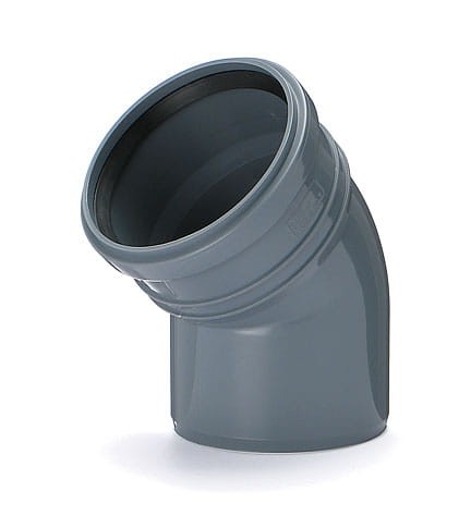 Kolano szare PP ø 110 / 45° Karmat