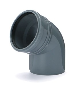 Kolano szare PP ø 110 / 67° Karmat