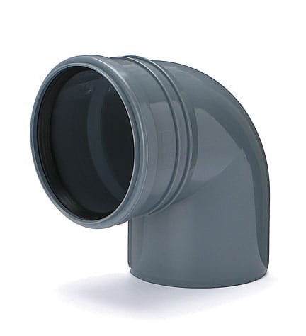 Kolano szare PP ø 110 / 90° Karmat