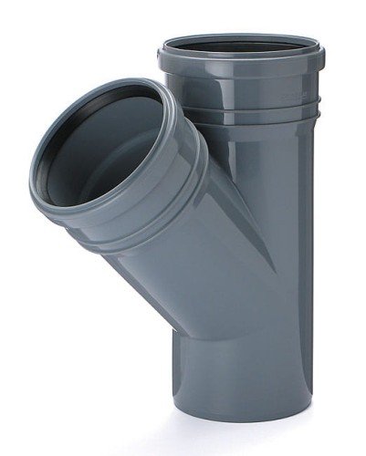 Trójnik szary PP ø 110/110/45° Karmat