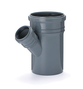 Trójnik redukcyjny szary PP ø 110/50/45° Karmat