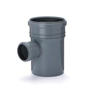 Trójnik redukcyjny szary PP ø 110/50/90° Karmat