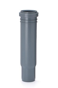 Króciec szary Ø 50/250 - głęboki kielich PP Karmat