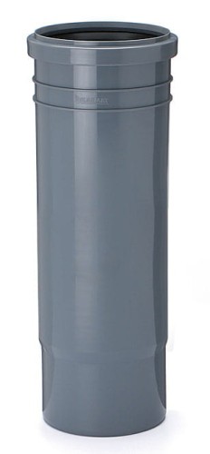 Króciec szary Ø 110/250 - głęboki kielich PP Karmat