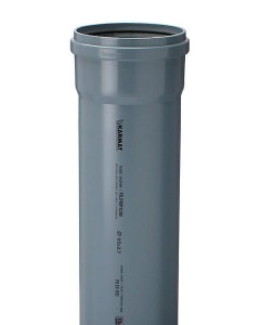 Rura lita szara Ø 110 x 750 PP Karmat