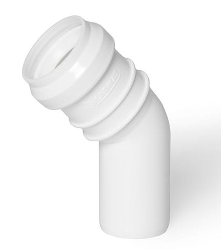 Kolano białe PP ø 32 / 45° Karmat