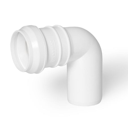 Kolano białe PP ø 32 / 90° Karmat