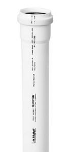 Rura lita biała Ø 50x1000 PP Karmat