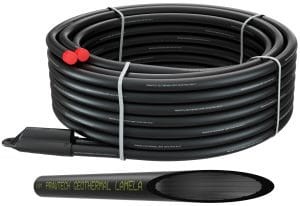 Sonda Terra FUTURA LAMELA 161 m PE100 RC PN16 2x 40X3,7 rura do pomp ciepła PRAWTECH