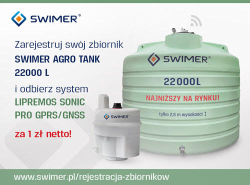 Promocja SWIMER - System Lipremos SONIC PRO za 1 zł po zarejestrowaniu zbiornika