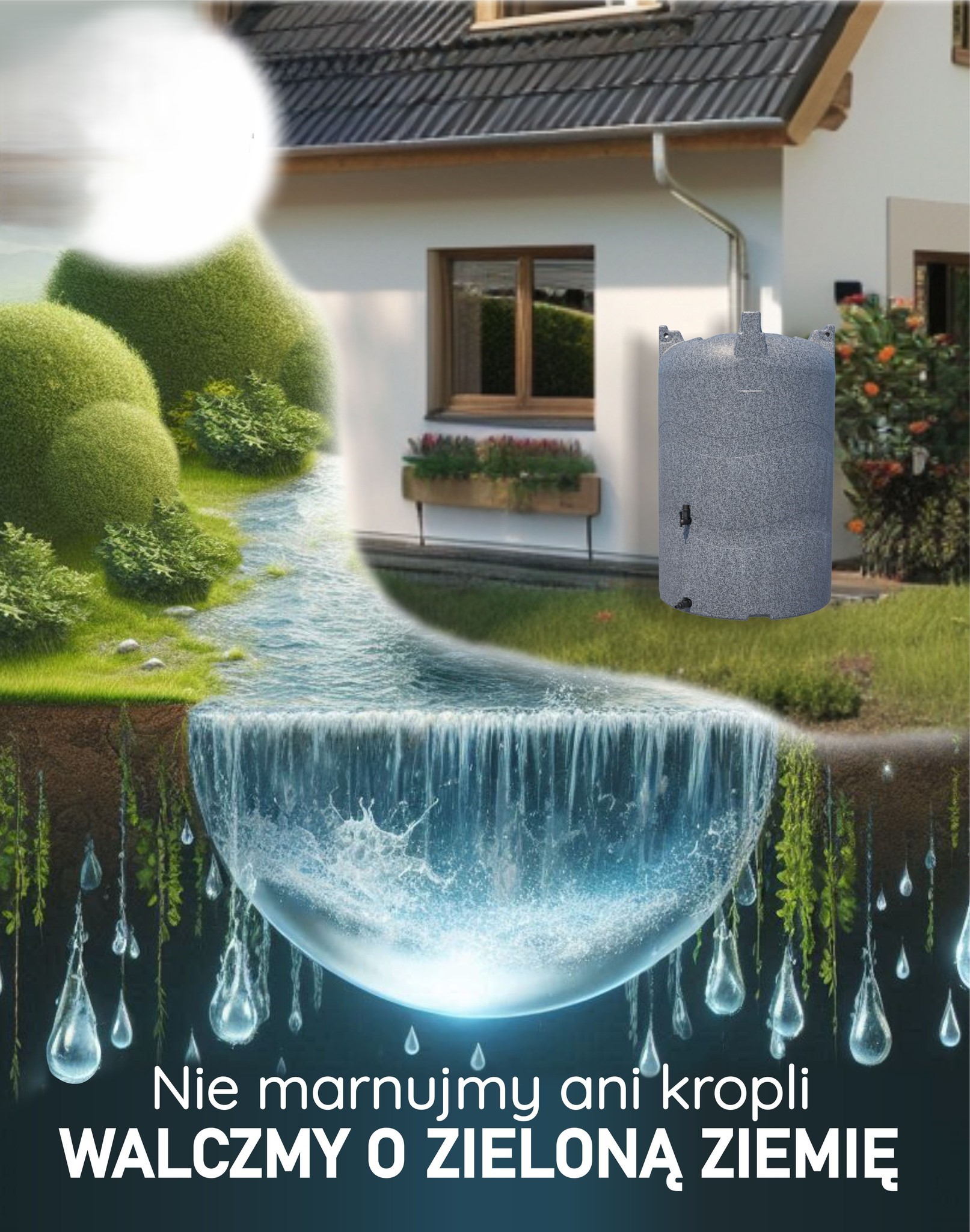 Zbiornik na deszczówkę naziemny 500 l, zbiornik na wodę deszczową naziemny 500 l, naziemny zbiornik na deszczówkę 500 l, naziemny zbiornik na wodę deszczową 500 l, zbiornik aquatower 500 l, aquatower 0,5, aquatower 500 l marseplast, zbiornik na deszczówkę marseplast, zbiornik na wodę deszczową marseplast, Marseplast, OMEGA-PLAST, omega-plast, omegaplast, omega, omega plast