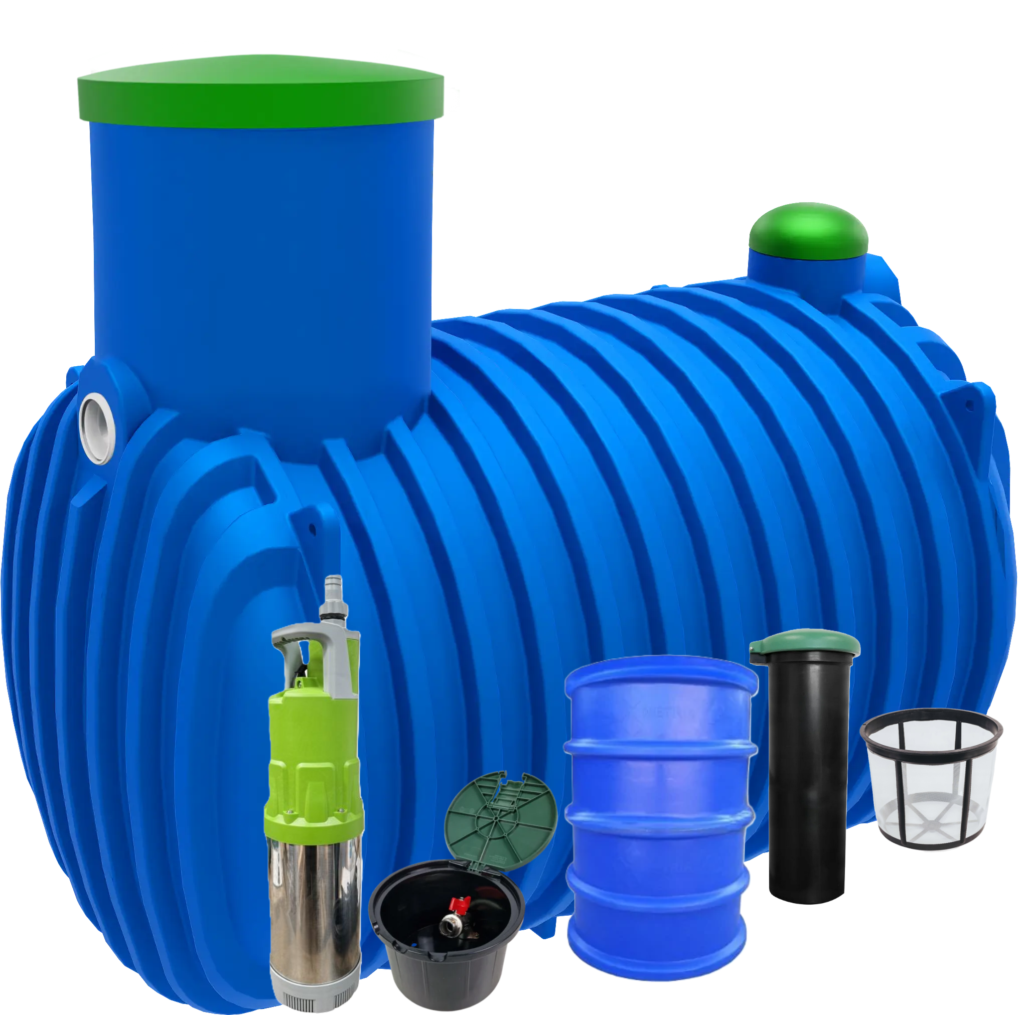 Zbiornik na deszczówkę 4000 l z pompą metria EKO OG 4000 l z pompą, zbiornik na wodę deszczową metria EKO OG 4.0 z pompą, zbiornik metria, metria,  omega-plast, omega, omegaplast