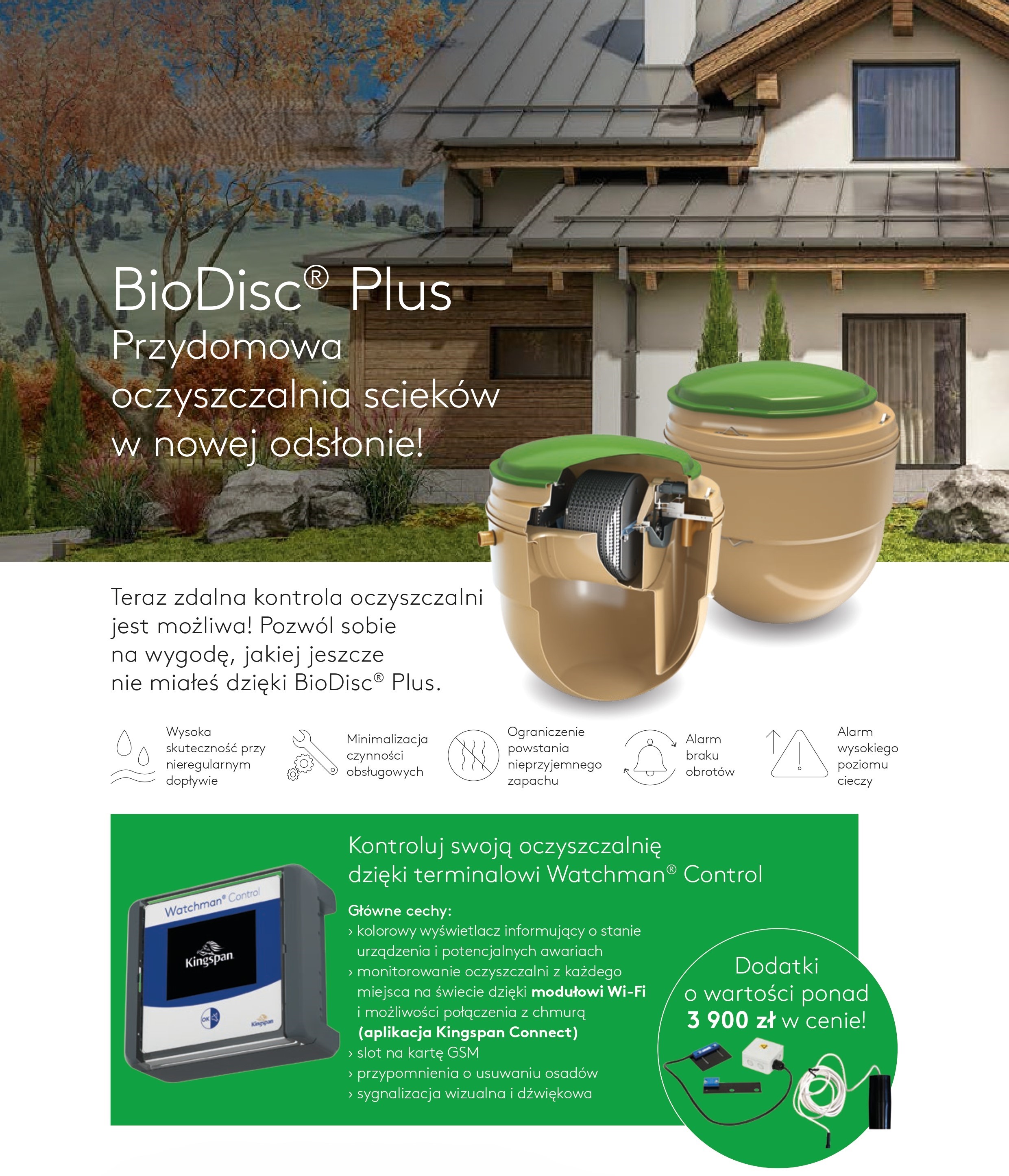 biologiczna oczyszczalnia, oczyszczalnia biologiczna, biologiczna oczyszczalnia kingspan, oczyszczalnia kingspan, oczyszczalnia kingspan biodisc plus, biologiczna oczyszczalnia biodisc plus, klargester biodisc plus, oczyszczalnia biodisc plus, watchman control, panel watchman, system watchman