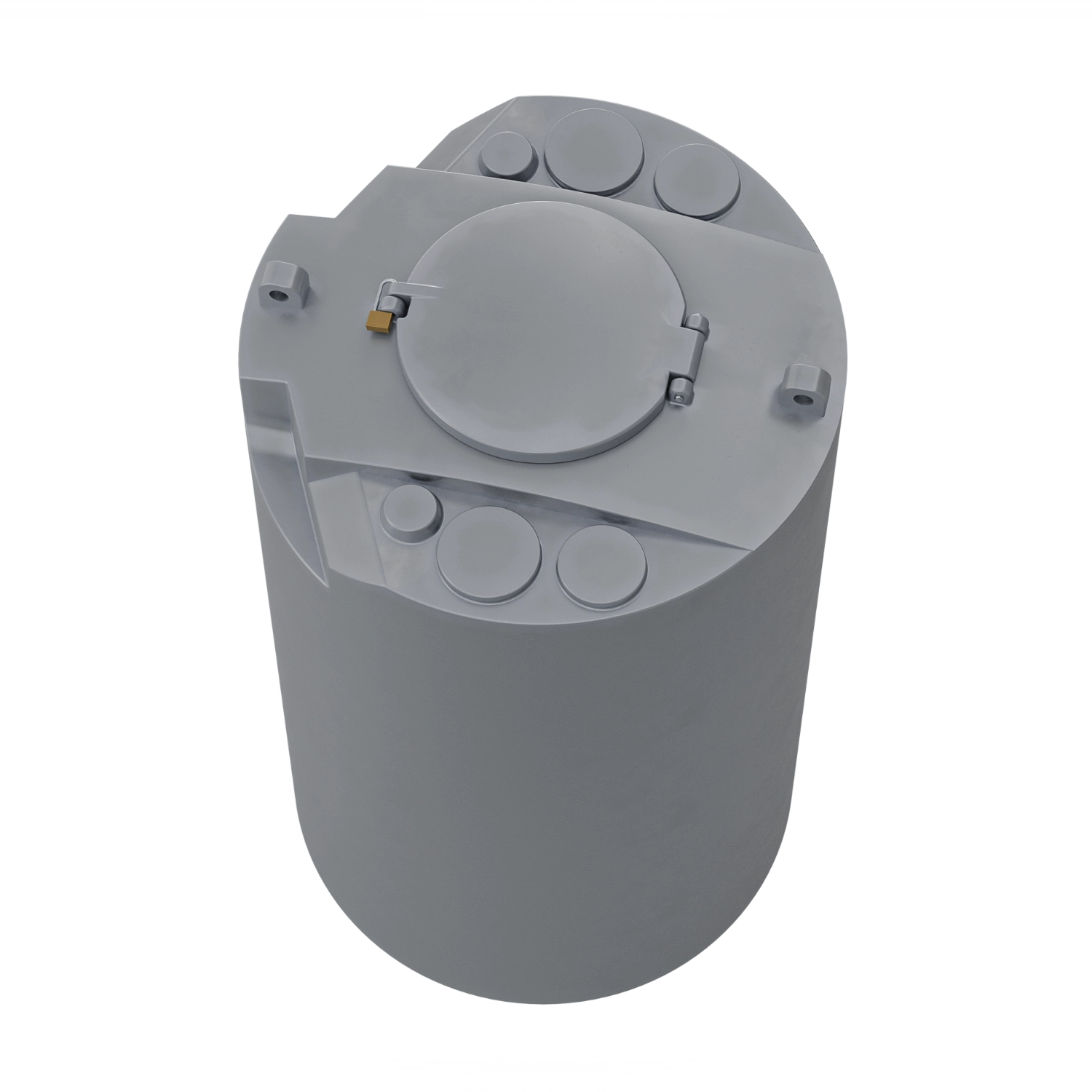 Zbiornik JFC WR-1600 z koszem filtracyjnym do oczyszczania deszczówki.