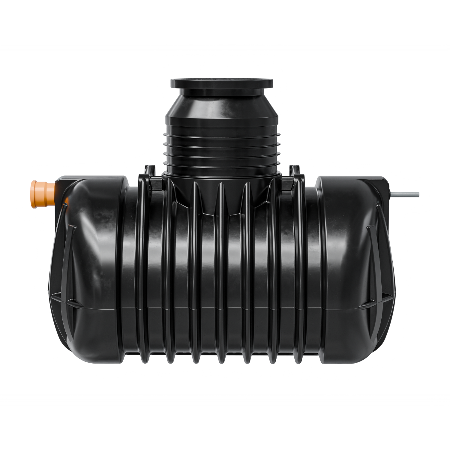 Biologiczna oczyszczalnia ścieków JFC AquaClean Plus 6 – widok z boku. Skuteczność oczyszczania do 94%.