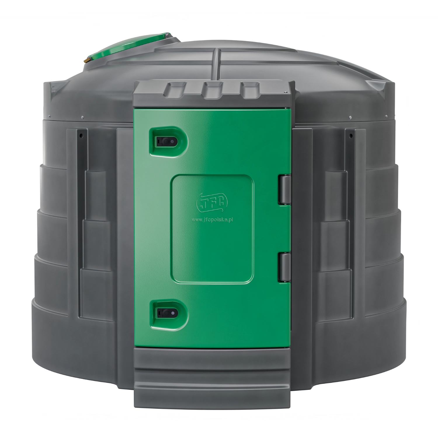 Zbiornik na paliwo 9000L JFC DIESEL BASIC – widok z przodu.