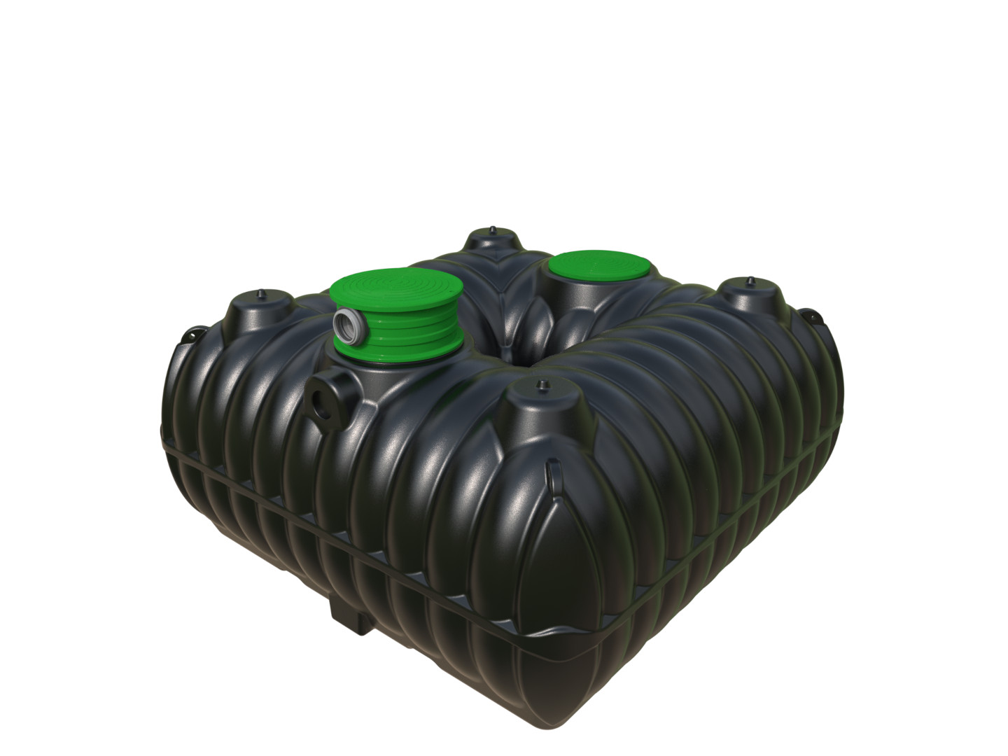 Zbiornik na szambo 5000L BOLT Marseplast – płaski, szczelny zbiornik bezodpływowy z PEHD, odporny na uszkodzenia i łatwy w montażu.