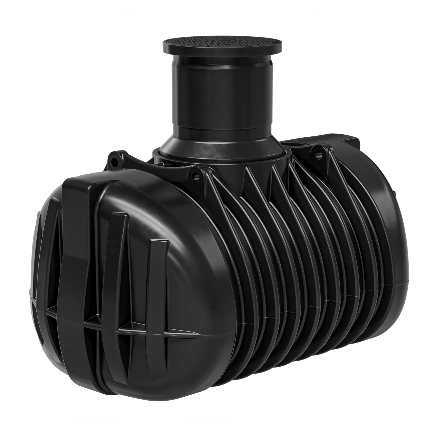 Podziemny zbiornik na deszczówkę JFC WRH-3000, 3370L, solidna konstrukcja PE-HD, nadbudowa teleskopowa.