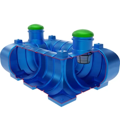 Zbiornik na deszczówkę 5000 l metria p5, zbiornik na wodę deszczową metria p5, zbiornik metria, metria,  omega-plast, omega, omegaplast